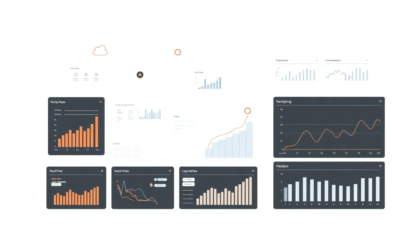 Canvas workspace with data visualizations