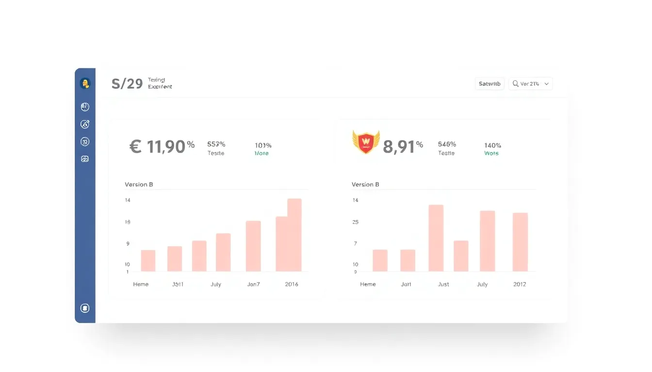 A/B testing experiments dashboard